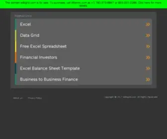Editgrid.com(Online Spreadsheets) Screenshot