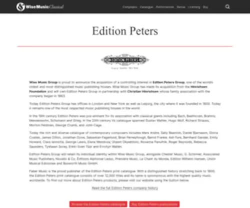 Edition-Peters.de(Edition Peters) Screenshot