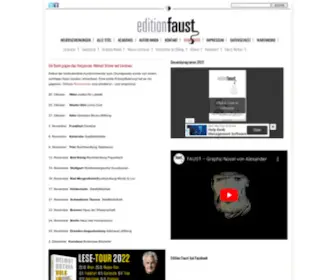 Editionfaust.de(Edition Faust) Screenshot
