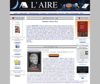 Editions-Aire.ch(Editions de l'Aire) Screenshot