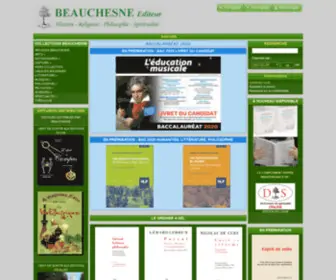 Editions-Beauchesne.com(Editions BEAUCHESNE) Screenshot