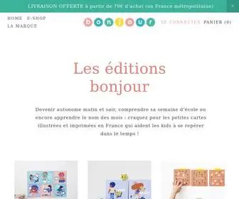 Editions-Bonjour.com(Éditions Bonjour) Screenshot