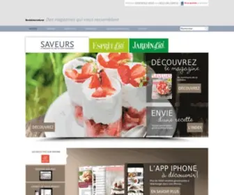 Editions-Burda.fr(Magazine Saveurs et Esprit d'ici) Screenshot