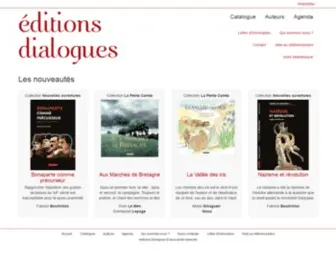 Editions-Dialogues.fr(éditions) Screenshot