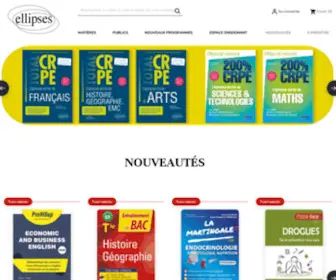 Editions-Ellipses.fr(Éditions) Screenshot