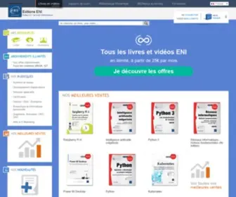 Editions-Eni.com(Editions ENI) Screenshot