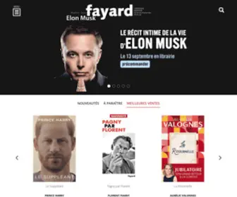 Editions-Fayard.fr(Editions Fayard) Screenshot