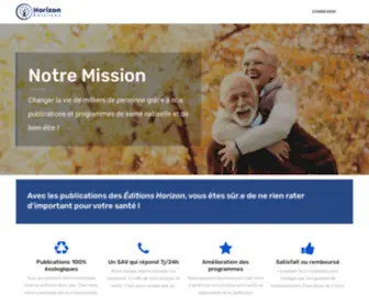 Editions-Horizon.com(Éditions Horizon) Screenshot