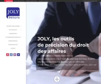Editions-Joly.com(Éditions Joly) Screenshot