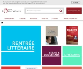 Editions-Observatoire.com(Les Editions de l’Observatoire) Screenshot