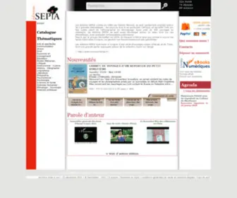 Editions-Sepia.com(Éditions Sépia) Screenshot