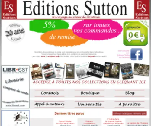 Editions-Sutton.com(Editions Alan Sutton) Screenshot