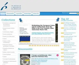 Editions-Universite-Bruxelles.be(Les) Screenshot