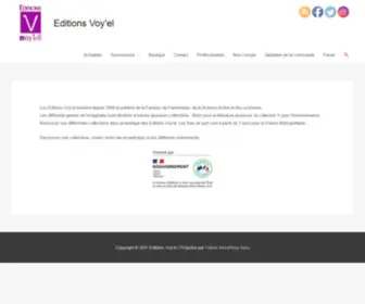 Editions-Voyel.fr(Editions Voy'el) Screenshot