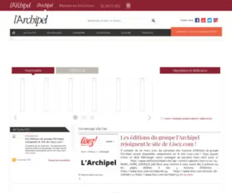 Editionsarchipel.com(L'Archipel, tous les livres de la maison d'édition) Screenshot