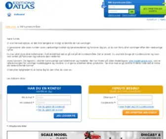 Editionsatlas.dk(EDITIONS ATLAS) Screenshot