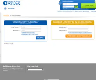 Editionsatlas.hu(Editions Atlas) Screenshot