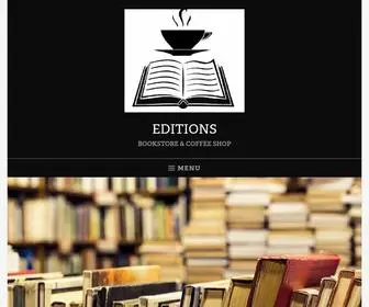 EditionsbookStore.com(Coffee and Used Bookstore) Screenshot