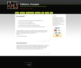Editionschorales.com(Editions chorales JFN) Screenshot