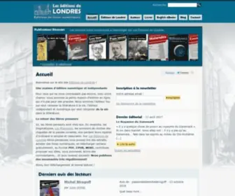 Editionsdelondres.com(Les Editions de Londres) Screenshot