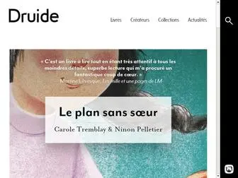 Editionsdruide.com(Éditions Druide) Screenshot