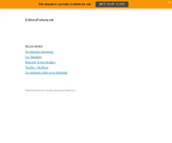 Editionsfortuna.net(Livre) Screenshot