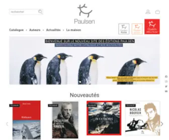 Editionspaulsen.com(Littérature) Screenshot