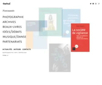 Editionstextuel.com(Editions Textuel) Screenshot