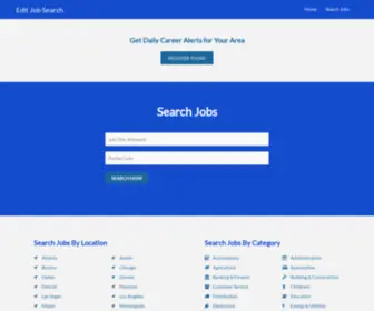 Editjobsearch.net(Edit Job Search) Screenshot
