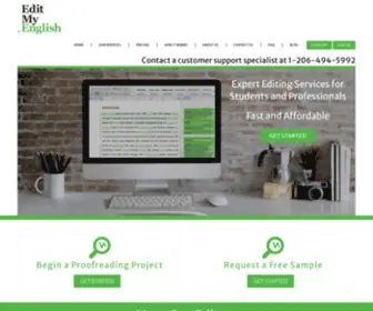 Editmyenglish.com(Professional Proofreading and Editing Services) Screenshot