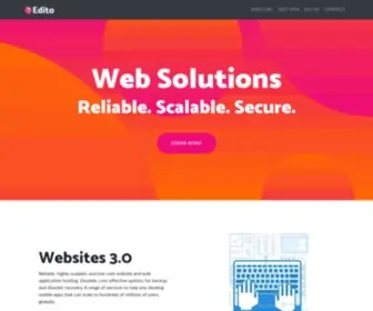 Edito.com(The next generation of web solutions) Screenshot