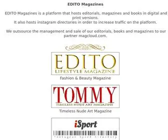 Editomag.com(Plateform For Editorial Magazines) Screenshot