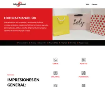 Editoraemanuel.com(Editora Emanuel SRL) Screenshot