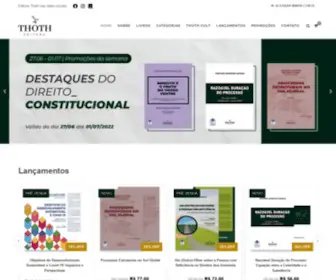 Editorathoth.com.br(Editora Thoth) Screenshot
