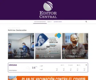 Editorcentraltdf.com(Editor Central) Screenshot