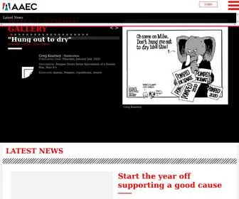 Editorialcartoonists.com(American Association of Editorial Cartoonists) Screenshot