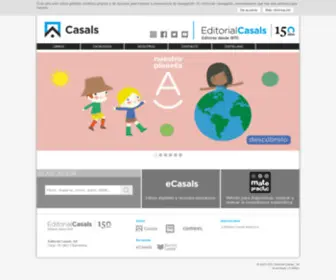 Editorialcasals.com(Descubre los proyectos educativos de Editorial Casals) Screenshot