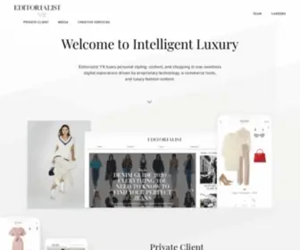 Editorialistyx.com(Intelligent Luxury) Screenshot