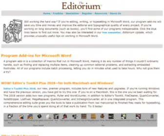 Editorium.com(The Editorium) Screenshot