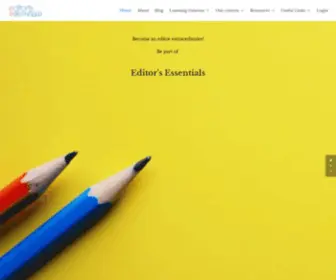 Editorsessentials.com(Editor's Essentials) Screenshot
