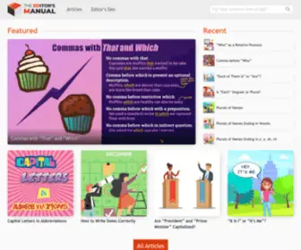 Editorsmanual.com(The Editor’s Manual) Screenshot