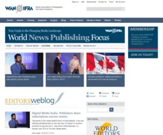 Editorsweblog.org(World News Publishing Focus by WAN) Screenshot
