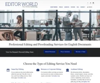 Editorworld.com(Professional Editing Services) Screenshot