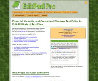Editpadpro.com(EditPad Pro) Screenshot