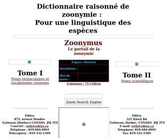 Editra.ca(Systema naturae Inc) Screenshot