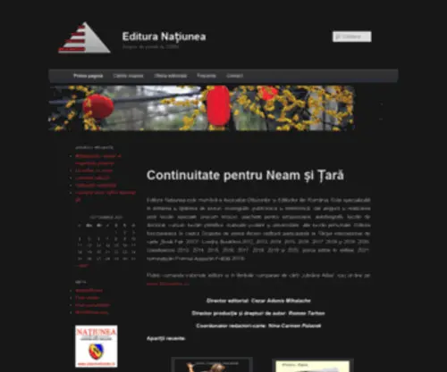 Edituranatiunea.ro(Editura Națiunea) Screenshot