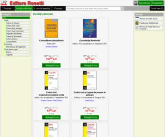 Editurarosetti.ro(Editura Rosetti) Screenshot