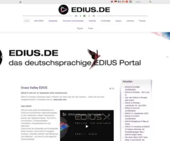 Edius.de(Home) Screenshot