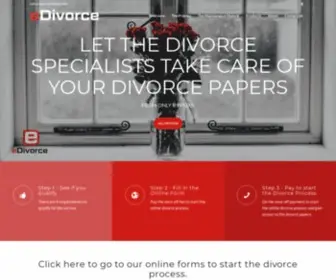 Edivorce.co.za(Welcome) Screenshot