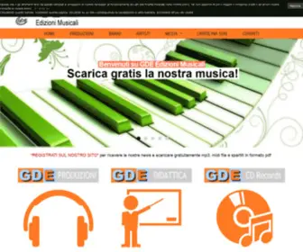 Edizionigde.it(GDE Edizioni Musicali) Screenshot